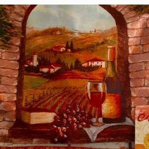 {Tuscan} tapestry wall decor